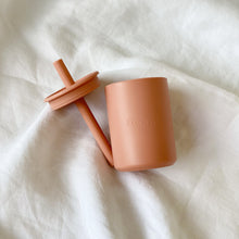 Load image into Gallery viewer, Mini Silicone Smoothie Cup with Straw