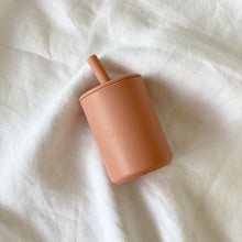 Load image into Gallery viewer, Mini Silicone Smoothie Cup with Straw