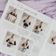 Load image into Gallery viewer, Lilac stretchy wrap
